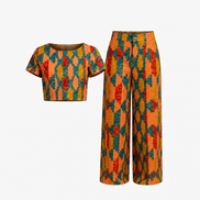 Ankara Kente Print Co-ord Set