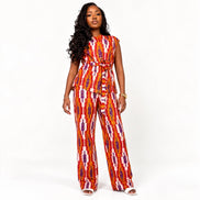 Patterned Ankara Two-Piece Set