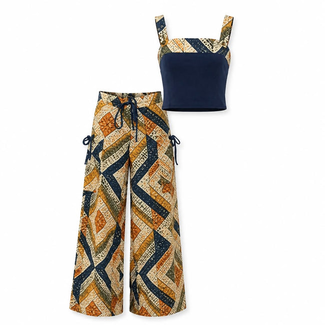 Ankara Diamond Print Co-ord Set