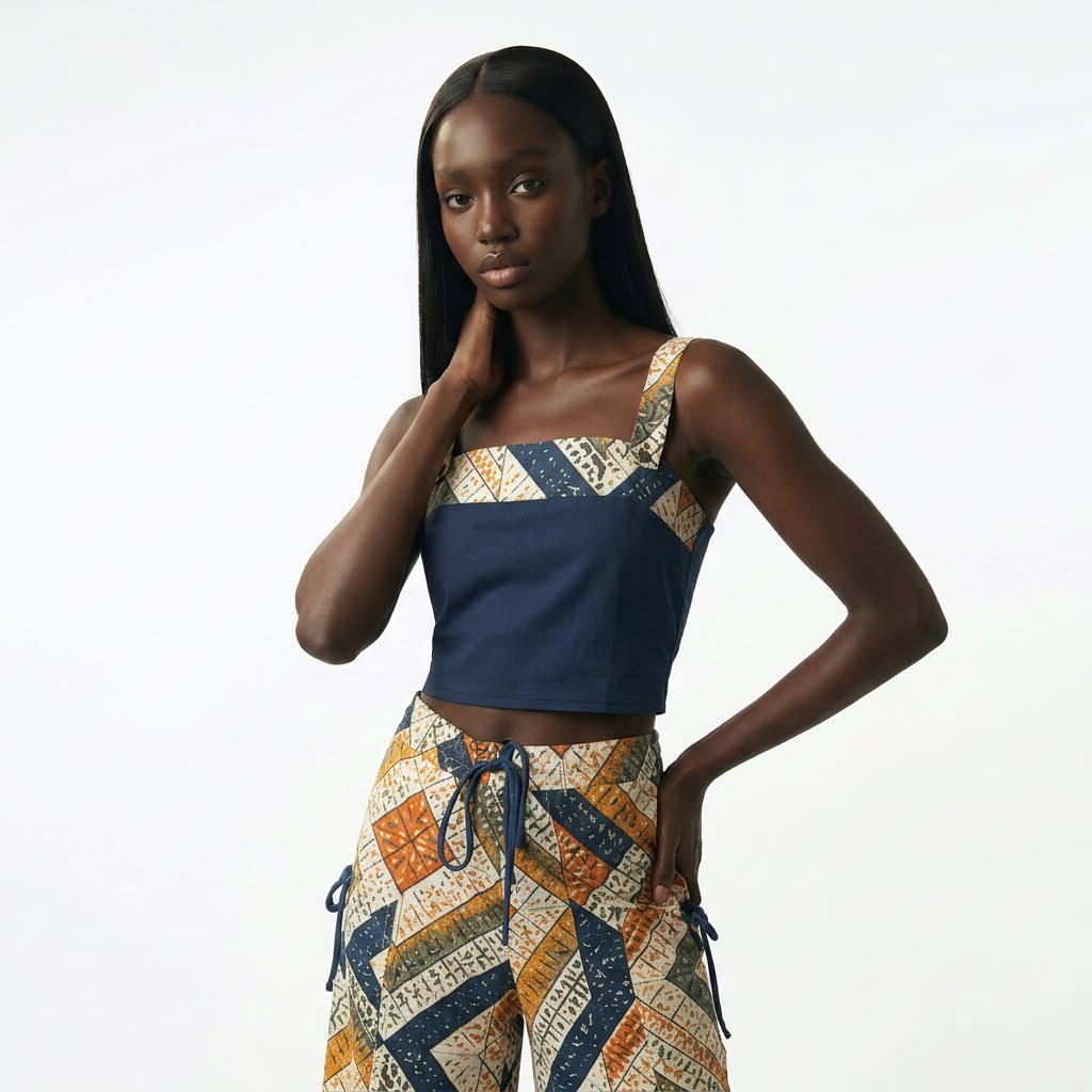 Ankara Diamond Print Co-ord Set
